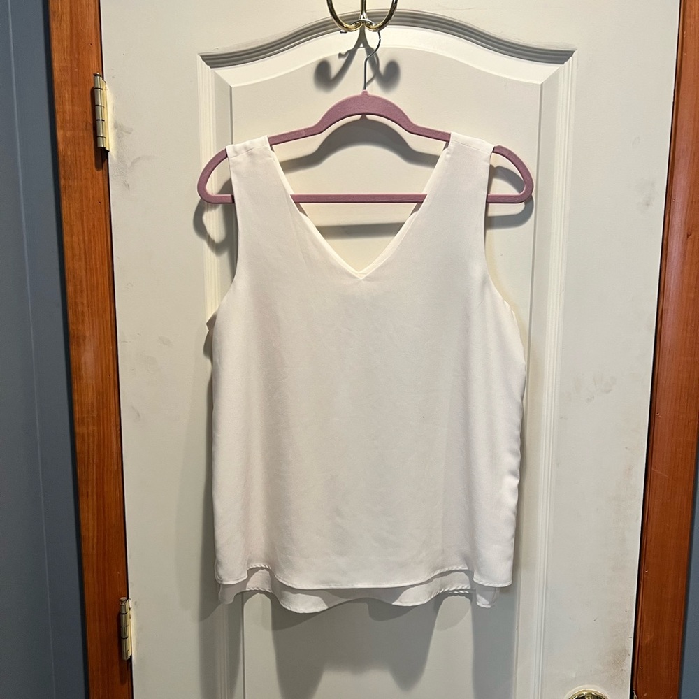 Ann Taylor white blouse